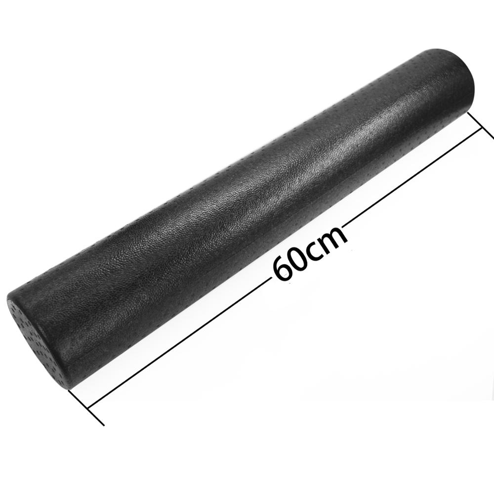 Epp foam roller yoga gym fitness high density massage rulle letvægts yoga blok lindre muskeltræthed （ 30/45/60/90cm): Brun