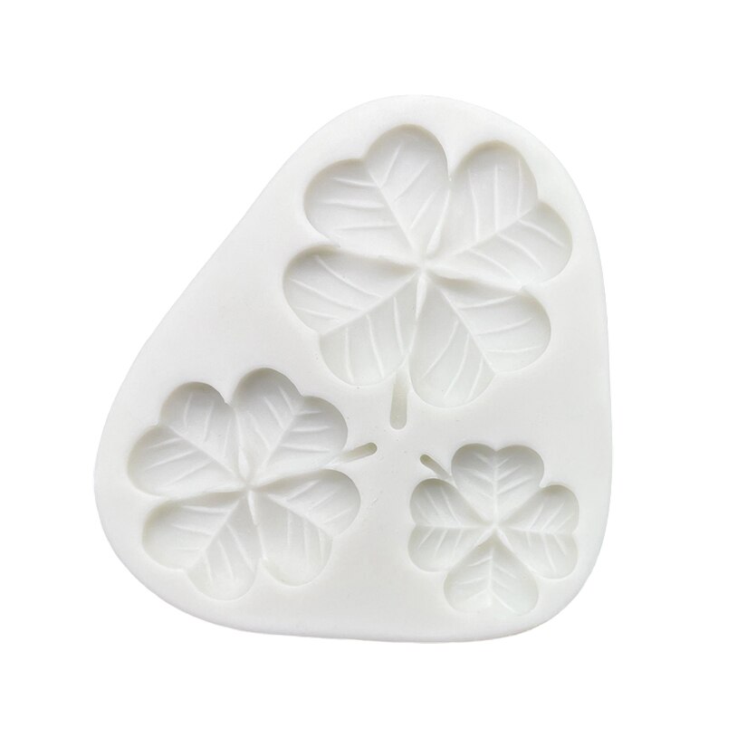 vier Blatt Kleeblatt Kleeblatt Silikon Kuchen Backen bilden Zucker Schokolade Cupcake Backform Fondant Kuchen Dekorieren Werkzeuge