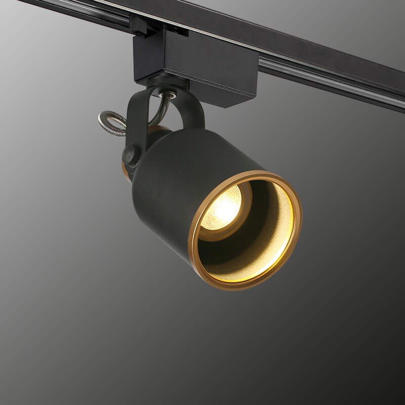Aisilan-Alumínio LED Track Light, teto Rail Track Iluminação, Spot Spotlights, Pintura Display, GU10 Lâmpada, 7W, AC90-260V