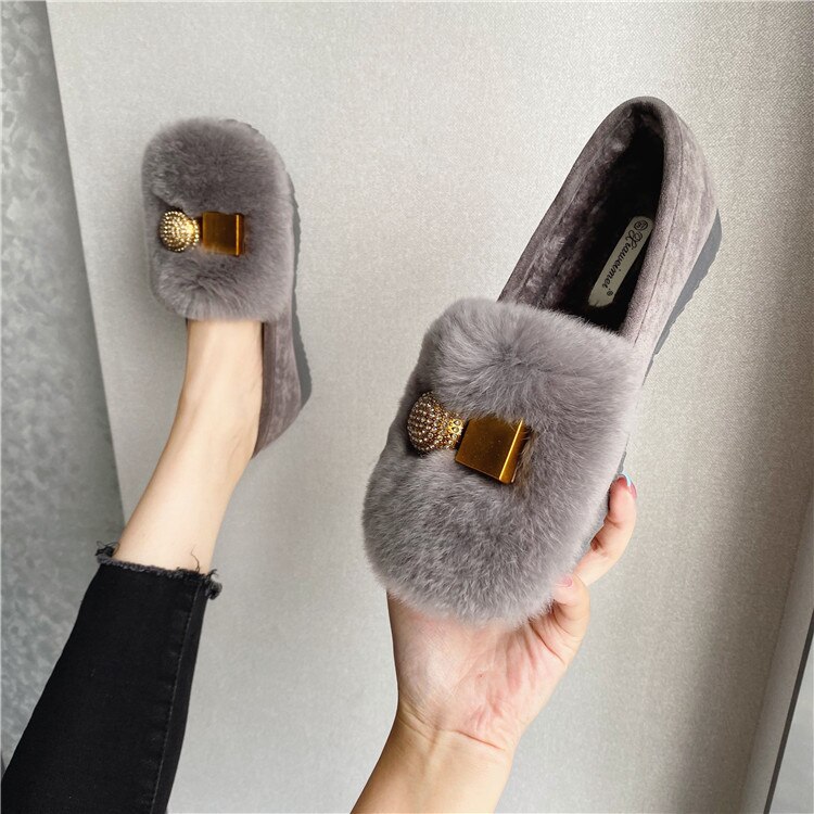 Sko kvinde lejligheder kvinder rund tå blød slip-on lav mund efterår kvinders mokkasiner afslappet kvindelige sneakers kjole slip on stor