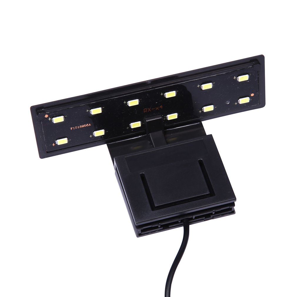 High-Power Water Gras Verlichting 12 Led Clip Op Klem Lamp Voor Kleine Aquarium Aquarium 6W 220V Eu Plug