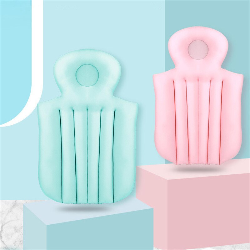 Falten Badewanne Kissen Spa Kopf Rest Kissen Für Erwachsene Baby Baden Komfort Pad Anti-Unterhose Netz Gepolsterten Schlecht Kissen