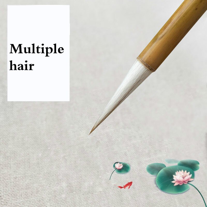 Chinese Calligraphy Pen Set Beginner Multiple Hair Writing Brush 3pcs Chinese Painting Calligraphy Brush Pen Set Tinta China