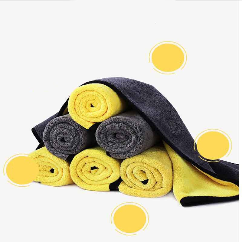 Dog Bath Towel - Super Absorbent Microfiber Dog Towel for Small Medium Large Dogs and Cats, Yellow