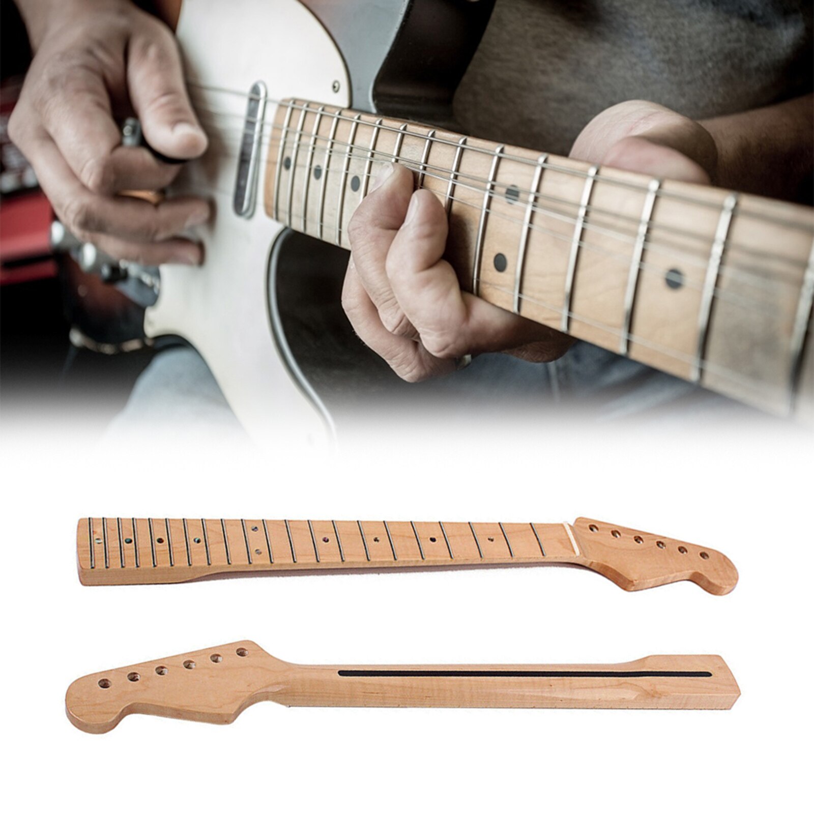 Electric Guitar Maple Neck Mighty Mite Neck Guitar Neck Fingerboard Guitar With Back Midline Wood Fingerboard