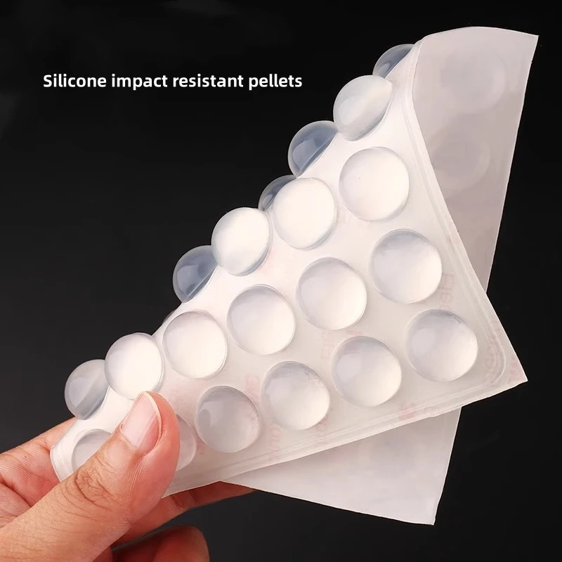 100 Stück Gummi dämpfer Puffer selbst klebende Tür Stopper Schrank Stoßstangen Silikon Möbel polster Kissen Schutz polster