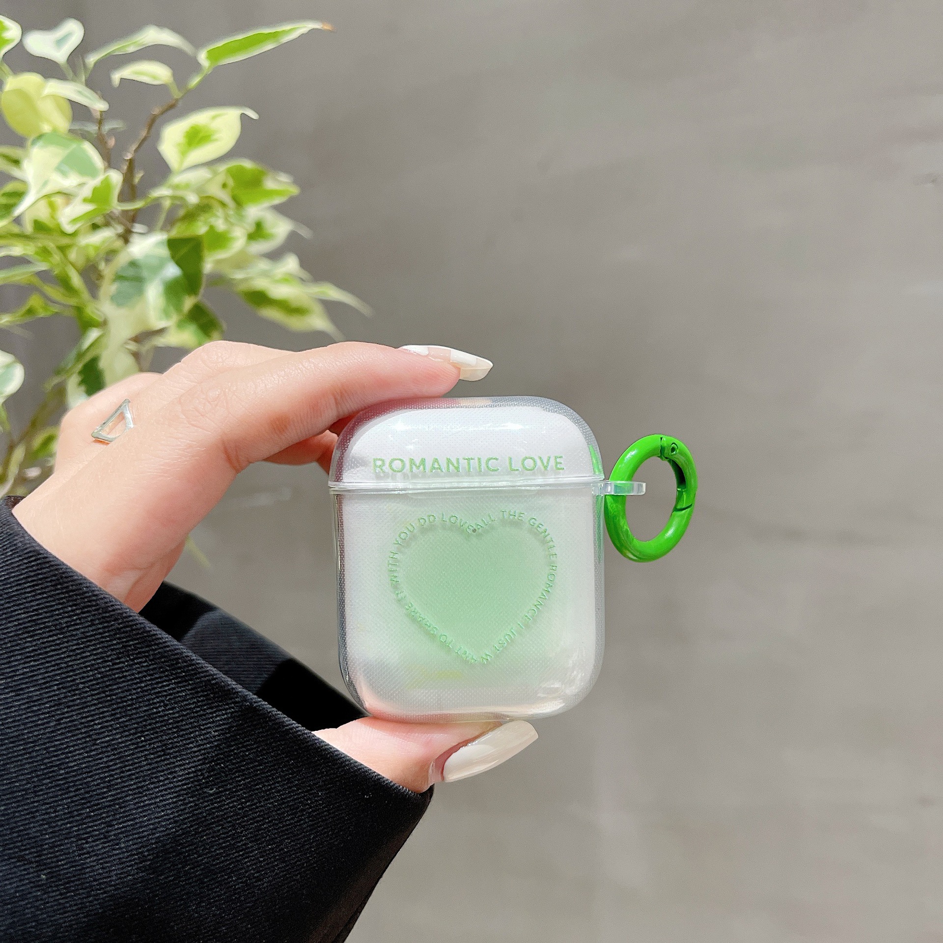 Liebesbrief für Airpods1/2nd Generation Schutzhülle für Apfel Profi2nd Kopfhörerhülle transparent 3. Generation Softcover: XS / Braun