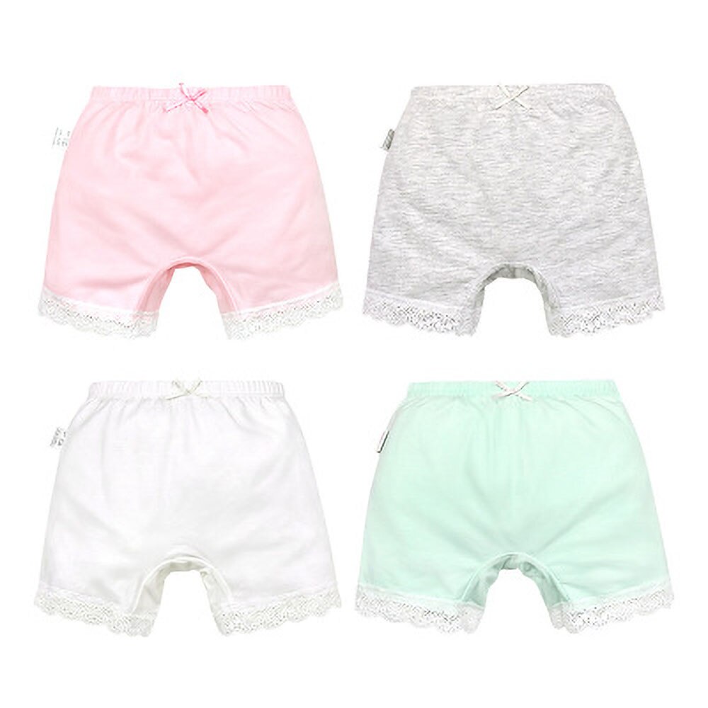 Middle and Small Children Underwear Baby Brown Green White Solid Color Cotton Large Bread Pants Baby Briefs