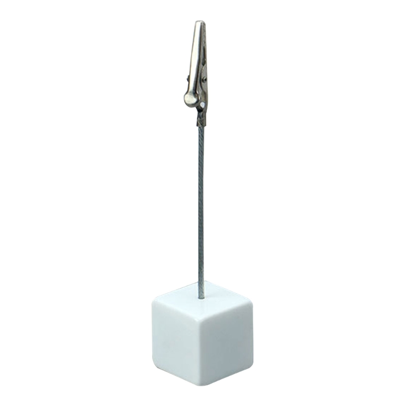 Memo Clip Holder Stand with Clasp for Pictures Cards Note: plum