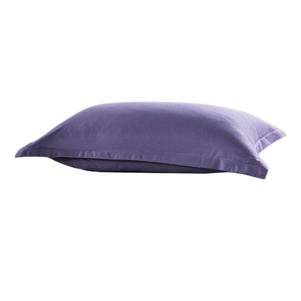 100% Geborsteld Kussenslopen Lichtblauwe Kleur Kussenslopen Effen Kleur Korte Stijl Kussen Case Cover Voor Bed En Sofa 48cmX74cm