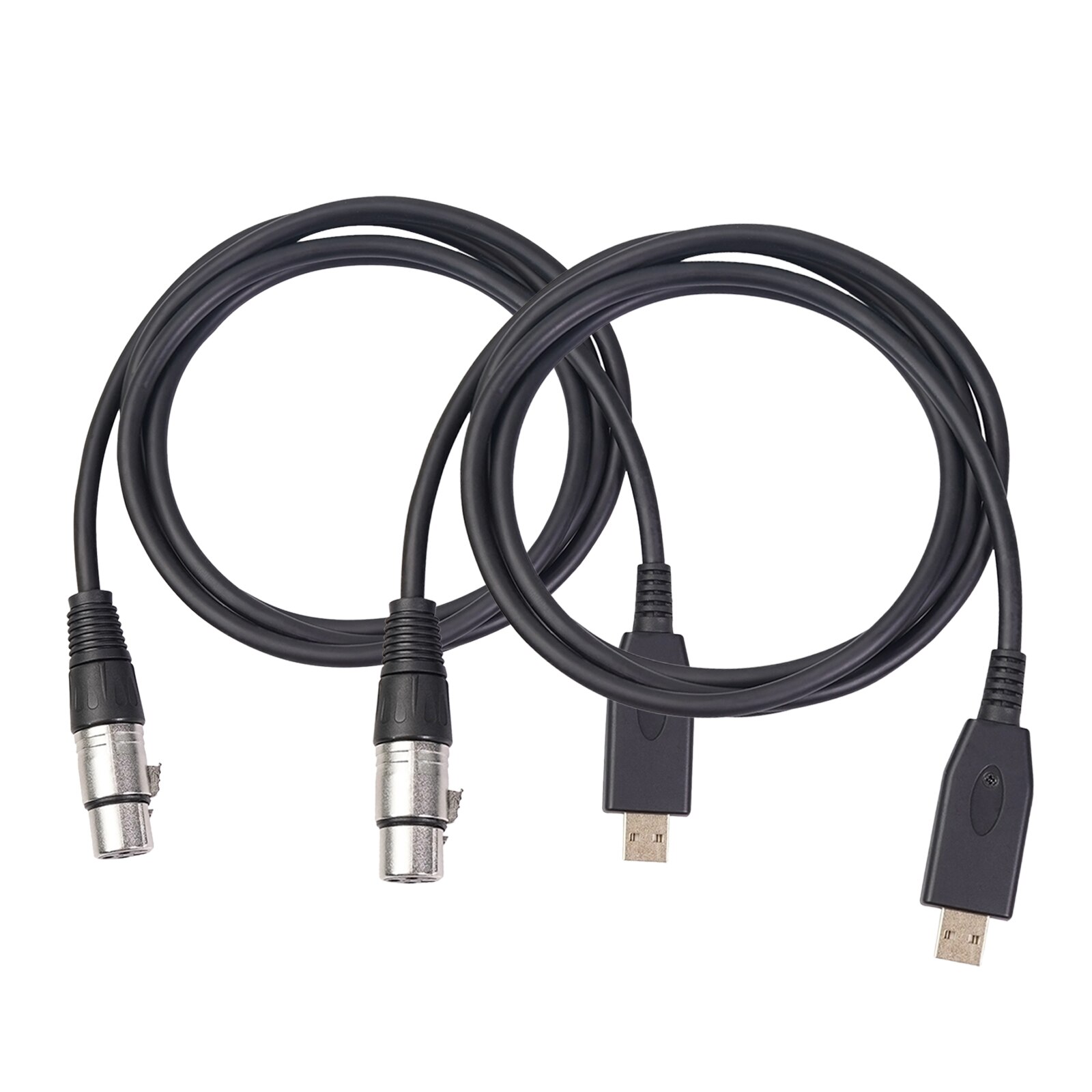 USB Male to 3 Pin XLR Female Microphone MIC Studio Audio Link Cable