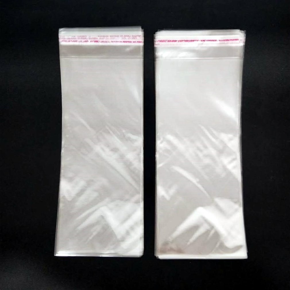 100pcs Transparent Self-adhesive Small Cello Self Sealing Bags package Thick Clear Cellophane OPP Plastic poly Bags