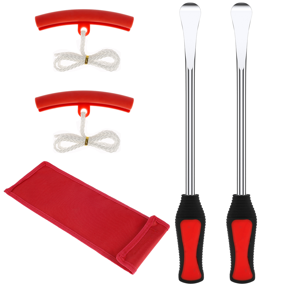 Velgbeschermer Bandwisselhendel Gereedschap Motorband Reparatie Tool Lepel Kit Antisliphandvat Auto Motor Bandenwisselaar Hevels: WHITE