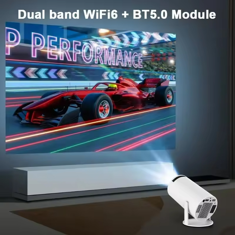 Projector 4K Bluetooth 5.0 Dual Wifi6 260ANSI All Winner Support 1080P 1280*720P Mini Home Cinema Outdoor Projetors