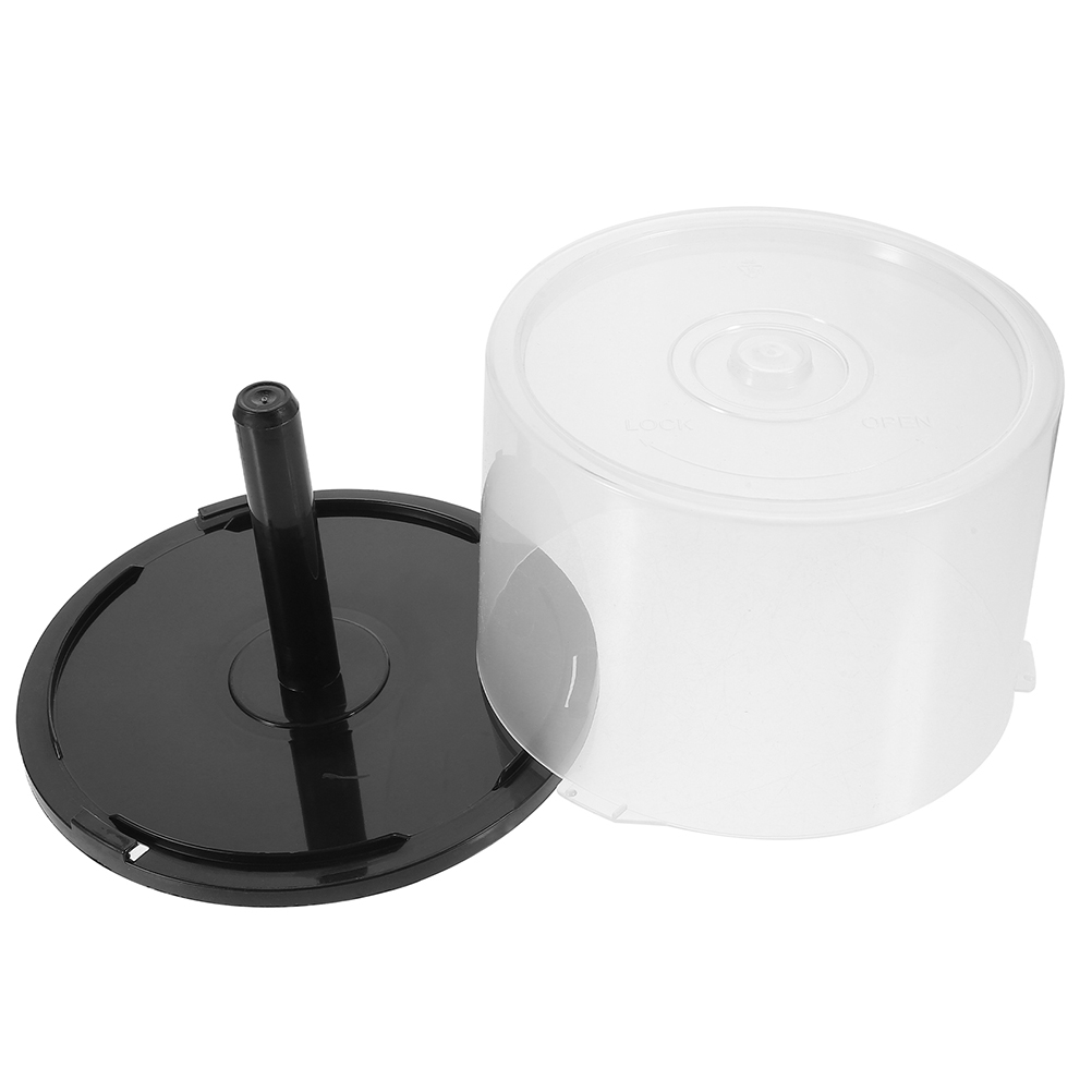 Cubo de almacenamiento de Cds, soporte de exhibición de almacenamiento de discos de plástico, soporte de almacenamiento de discos compacto, caja de almacenamiento de cd, unidades de almacenamiento de cd