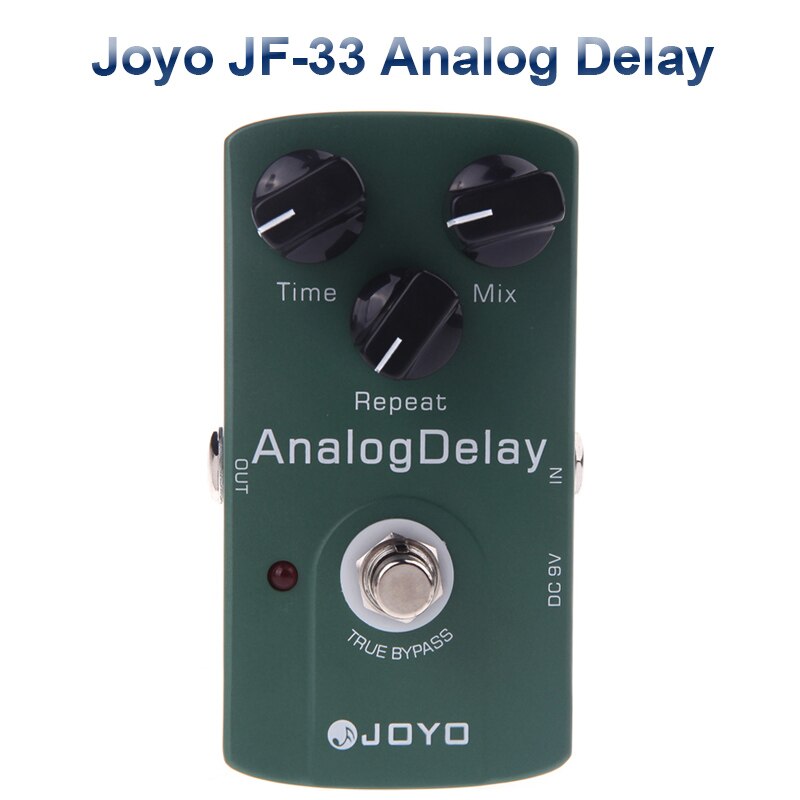 Joyo jf -14 elektrisch gitaareffectpedaal, true bypass-gitaarpedaal, american sound amp simulator, gitaaraccessoires en onderdelen: Analoge vertraging