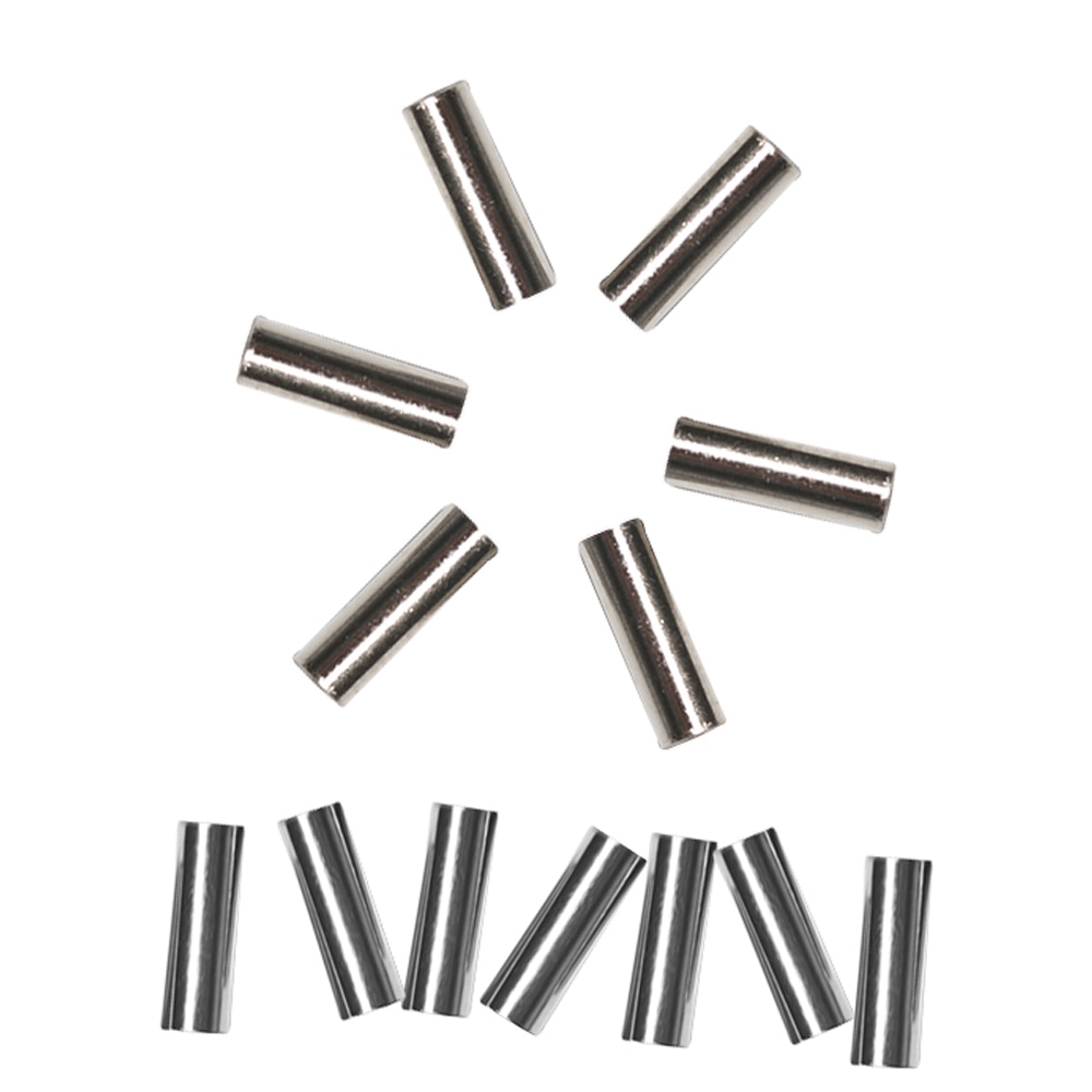 Tubo de cobre redondo de aluminio para pesca, tubo de cobre con funda, conector, accesorios de herramientas para peces de mar, 100-1,0mm, 2,8 piezas