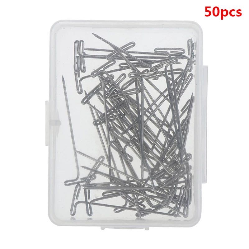 Spilli Parrucca dei capelli T-Spilli per Lo Svolgimento di Parrucche Parrucca di Capelli Che Fanno Strumento di Fissaggio estensioni Strumento di Lavoro A Maglia Dei Capelli di Modellazione Fai Da Te strumenti