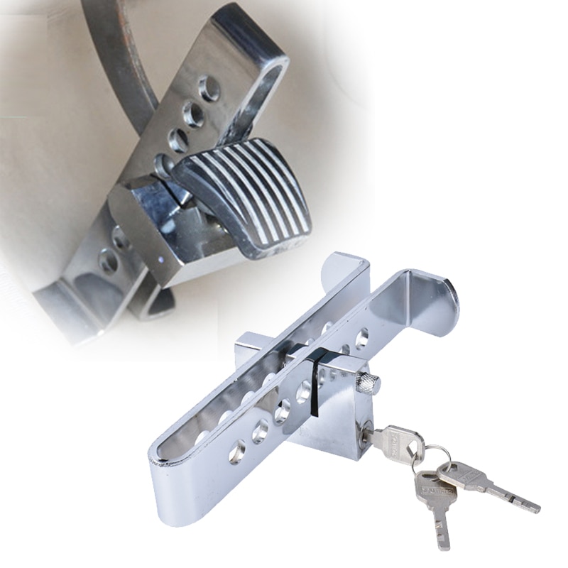 Blocco pedale frizione freno auto universale auto sicurezza in acciaio legato antifurto per auto camion acceleratore acceleratore blocco pedale
