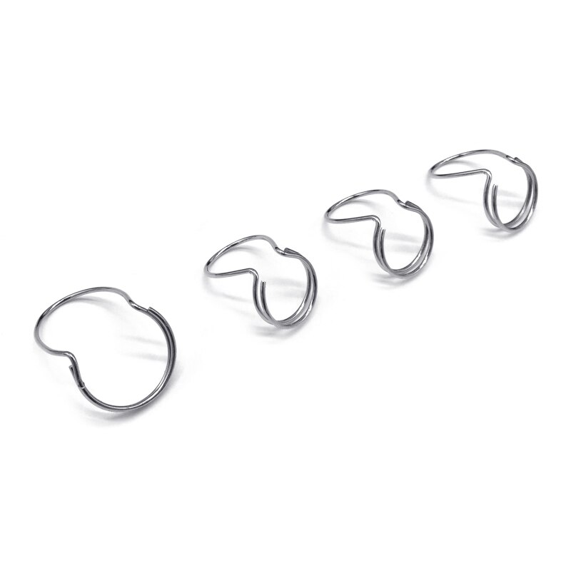 PXPF 4x Banjo Picks Adjustable Finger Thumb Wire Style Picks Plectrums Fingerstyle