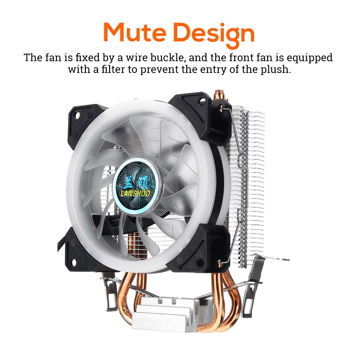 Dc 12V 3/4Pin Cpu Cooler Fan Kleurrijke Backlight 90 Mm Cpu Koelventilator Pc Heatsink Cooler Voor intel/Amd Voor Pc Computer Case Fan