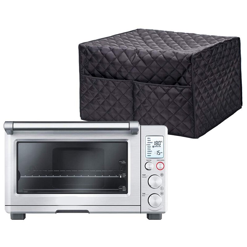 Smart ovnafdækning konvektion brødrister ovnafdækning stor størrelse firkantet køkkenapparatdæksel køkkenapparatetui med to store poc