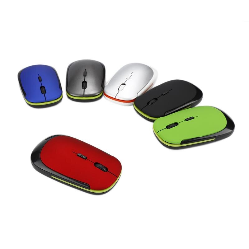 Multi-color Gaming Mouse Ultra-thin Wireless 1200 DPI 2.4G Mouse Portable Gamer For PC Desktop Computer Gamer Accessories