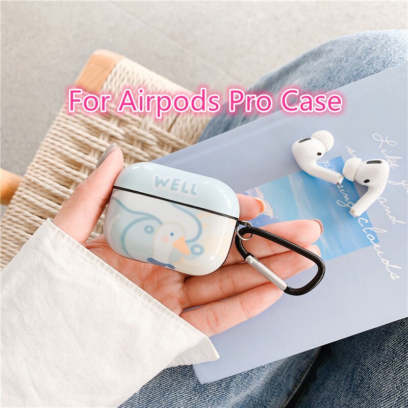 Cute Bear Earphone Case For Apple AirPods 3 2 1 Charging Box Capa For air pods Pro Cases Funny IMD Headphone Protection Covers: 2Y293-For Pro