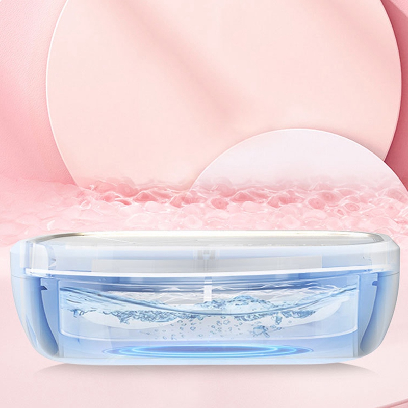 Contact Lens Ultrasone Reiniging Machine 58000Hz Hoge Frequentie Trillingen Timing Oplaadbare Cleaner