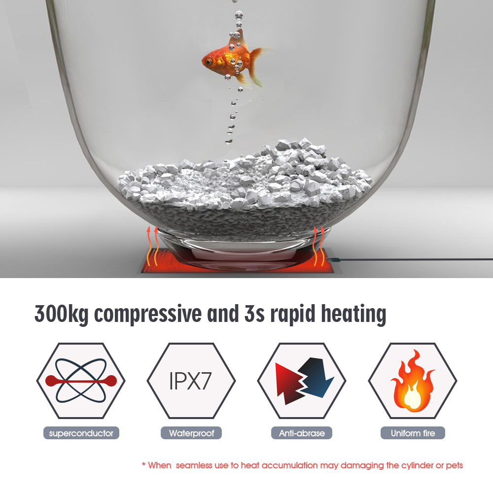 5/45w uns/eu/uk/au Stecker Pflanzen Heizkissen wärmer Wärme matten wasserdichte 10-Gang-Temperaturregler Reptilien Terrarium Heizungen