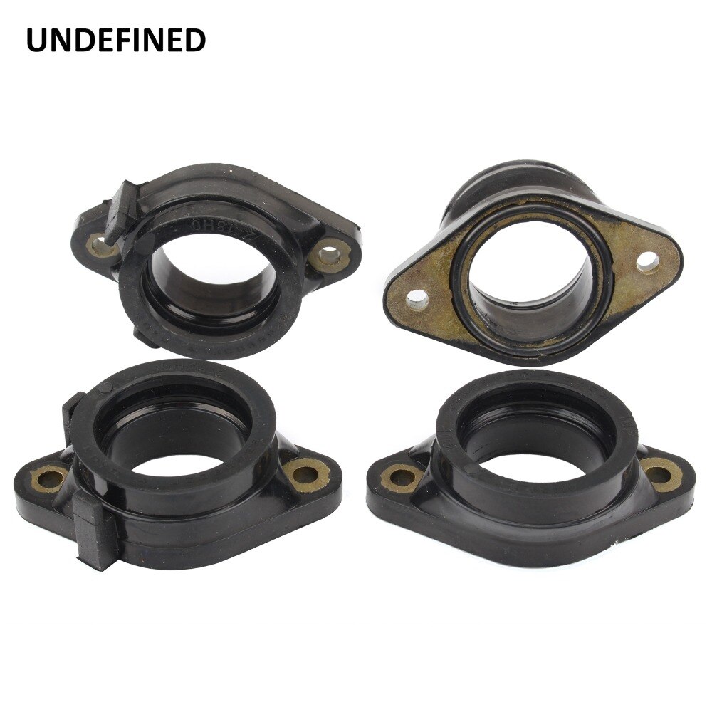 4 pcs Motorcycles Carburetor Intake Manifold Joint Boots Set for Suzuki GSF1250 Bandit GSX1250 2007 - UNDEFINED