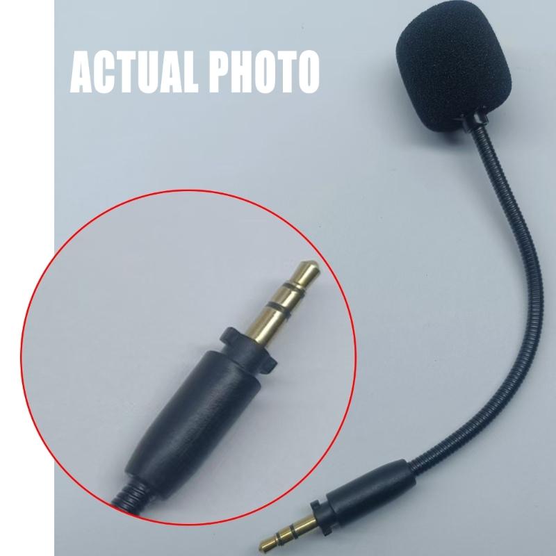 Hörlursmikrofon 3.5mm mikrofonbom med svampskydd för edifier  g2 / g4 headset