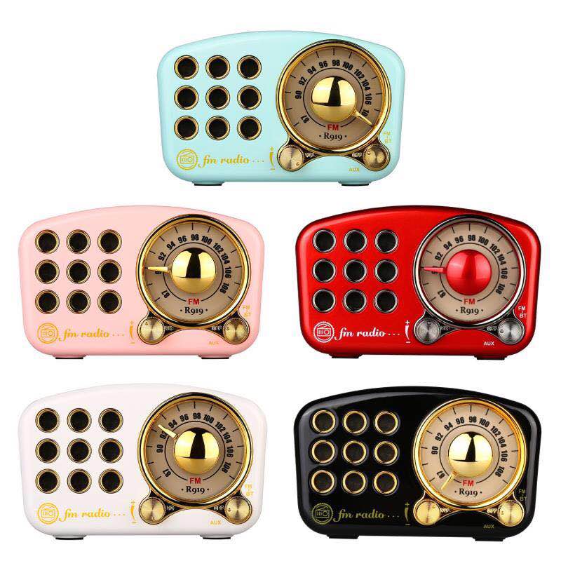 REDAMIGO przenośne Radio FM głośnik wzmacniacz Bluetooth odtwarzacz kart TF R919
