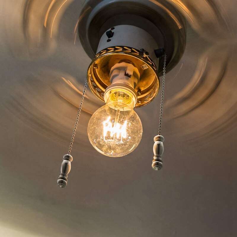 4 Pcs Ceiling Fan Pull Chain Lighting Pendant Pull Chain Decorative Fan Pull Chain Extension Ceiling Fan Pulls