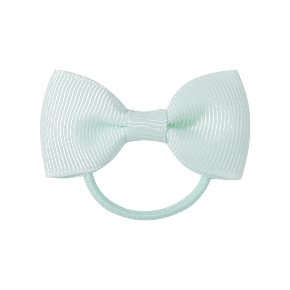 20 unids/lote Mini lazos para el cabello de Color sólido, banda elástica para el cabello para niñas, diadema, cinta de grogrén, accesorios para el cabello para niños