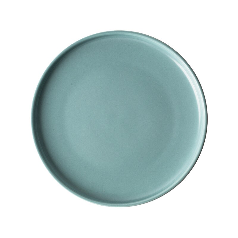 Kreative Glasierte Western-Stil Steak Pasta Platte nordisch Stil Keramik Frühstück Platte Praktische Geschirr Einfache Und Modische