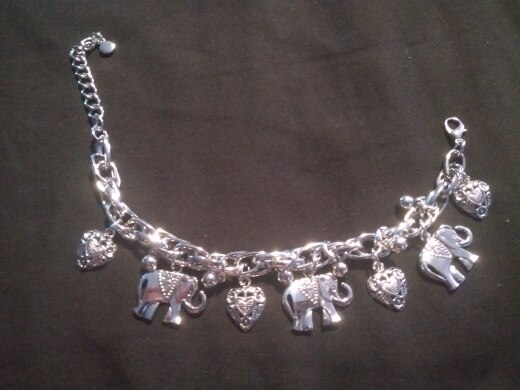 17 KM Vintage bijoux bracelets pour femme pendentif feuille d'éléphant Pulseira alliage bohème pour les femmes couleur argent