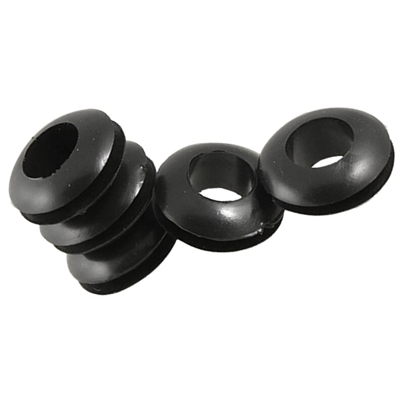 5 Pcs 8mm Black Grommets Cable grommet Cable routing Rubber grommets 15mm Outer diameter bar grommets