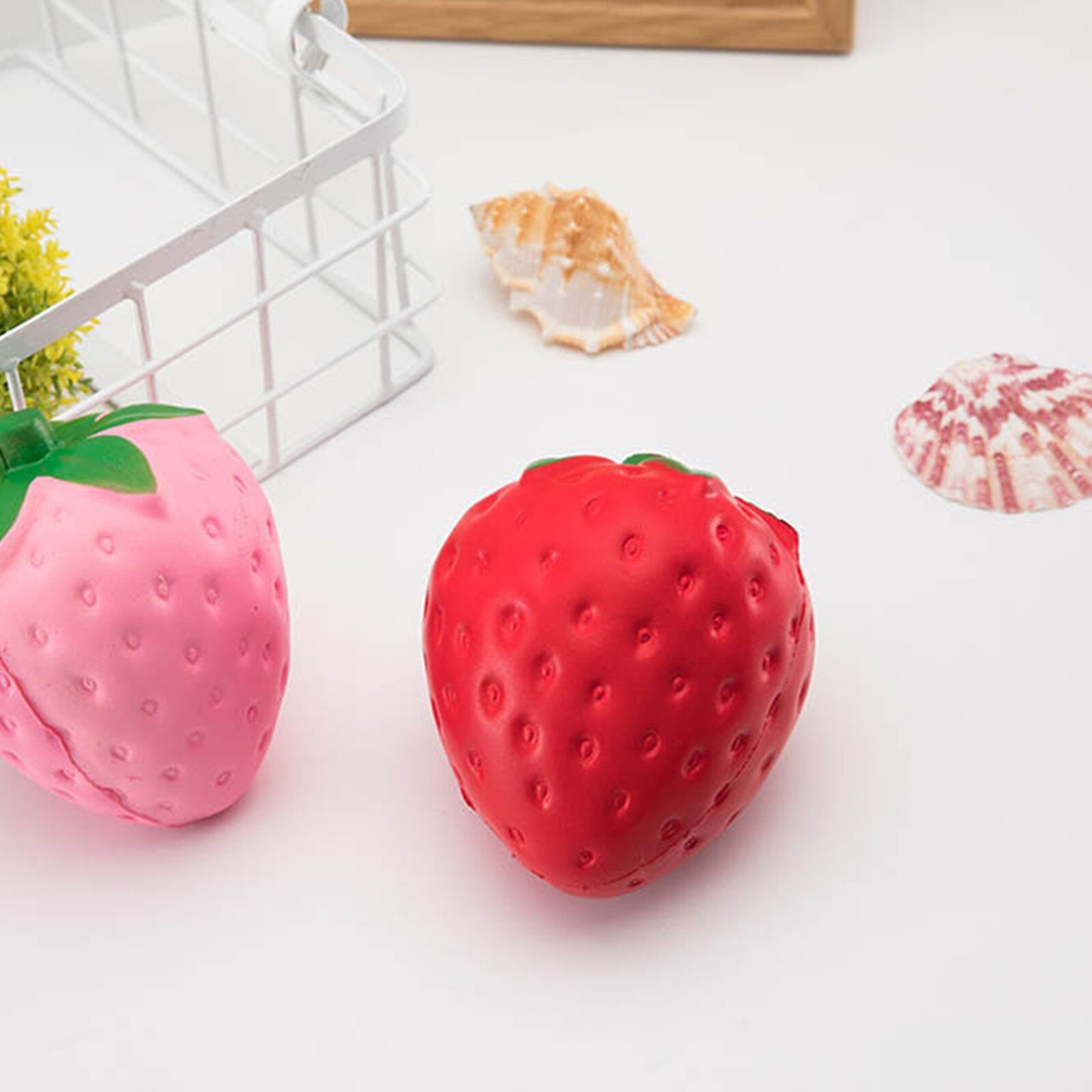 Stress Relief Obst Squeeze Dekompression Spielzeug Squishy Bunte Erdbeere Ball Blase Wulst Ball Prise Vent Ball Anti-Stress-Spielzeug