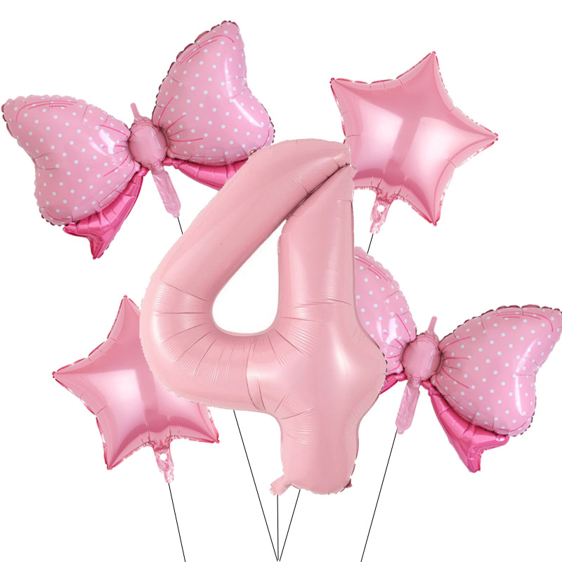 Lyserød sløjfe fødselsdag engangsservice sløjfe paptallerken kop serviet sugerør lyserød sløjfe brudeforlovelse bryllup polterabend dekoration: Orange