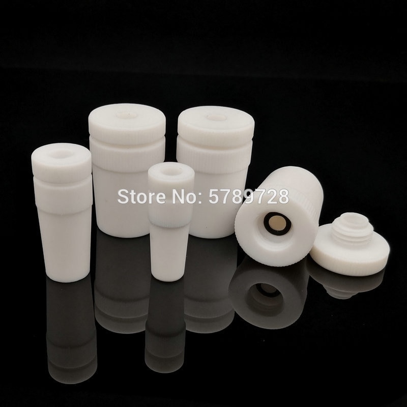 1pc lab ptfe teflon plug 14/19/24/29/34/40/45/50#  geschikt voor snaarstang ptfe vaste stop bijpassende roerder