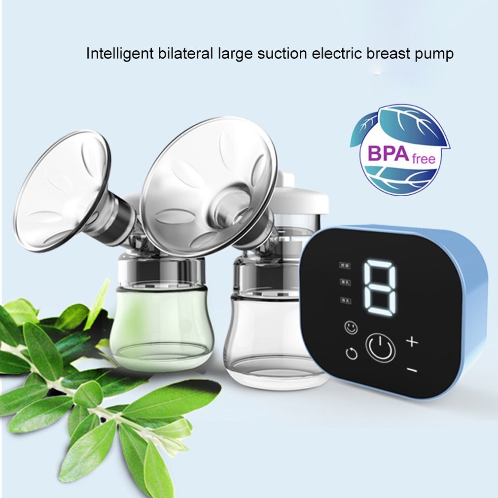 Brust Pumpe Doppel Elektrische Milch Leistungsstarke Baby Nippel Saug PP Stillen Partner Collector Automatische