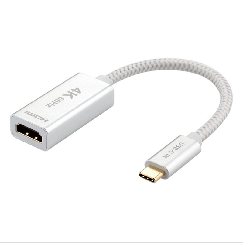 AABB-USB C a HDMI adaptador (4K @ 60Hz) tipo-C a HDMI Thunderbolt 3 Compatible para Pro de aire/IPad/Pr