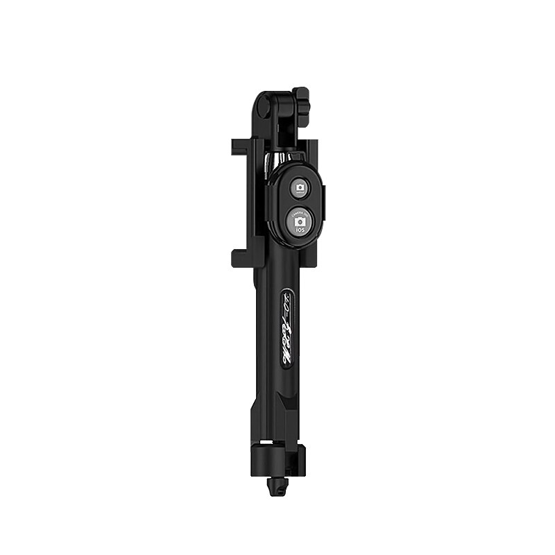 3 in 1 Wirleless Bluetooth Selfie Stock Mini Selfie Fernbedienung Versenkbare Handheld rotierend mit Stativ für Iphone/Android Smartphone: Schwarz