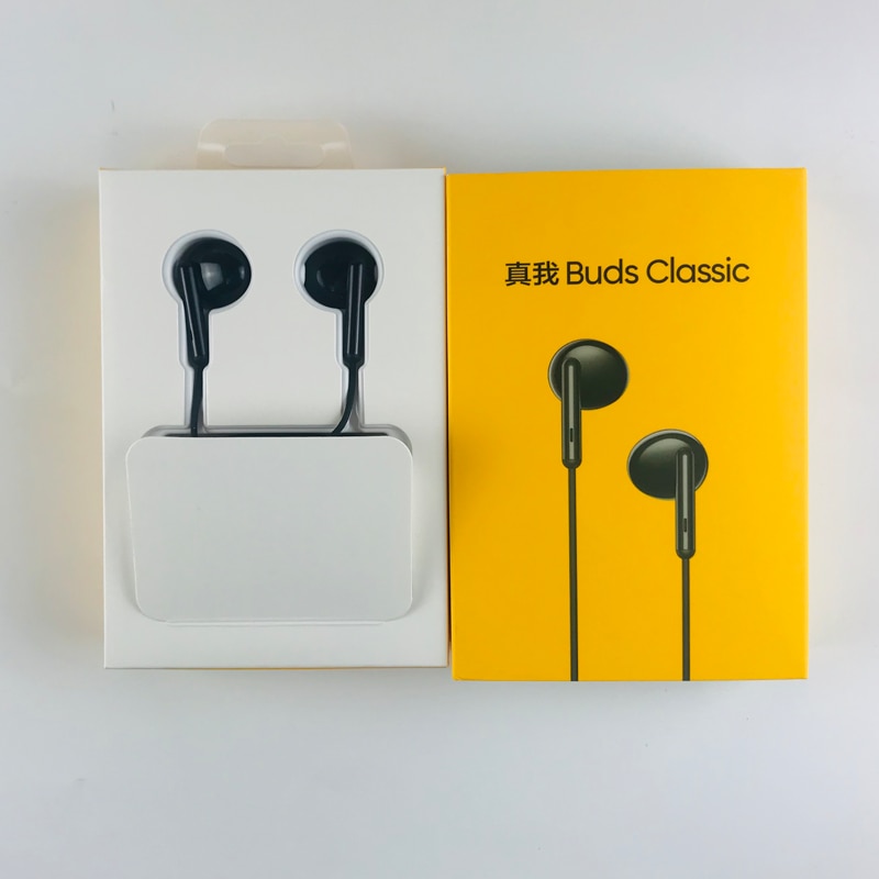 realme Buds Classic Earphone 3.5mm Earbuds In-Ear Wired Music Headset For Smartphone realme 6 Pro 6 6i X50 Pro X2