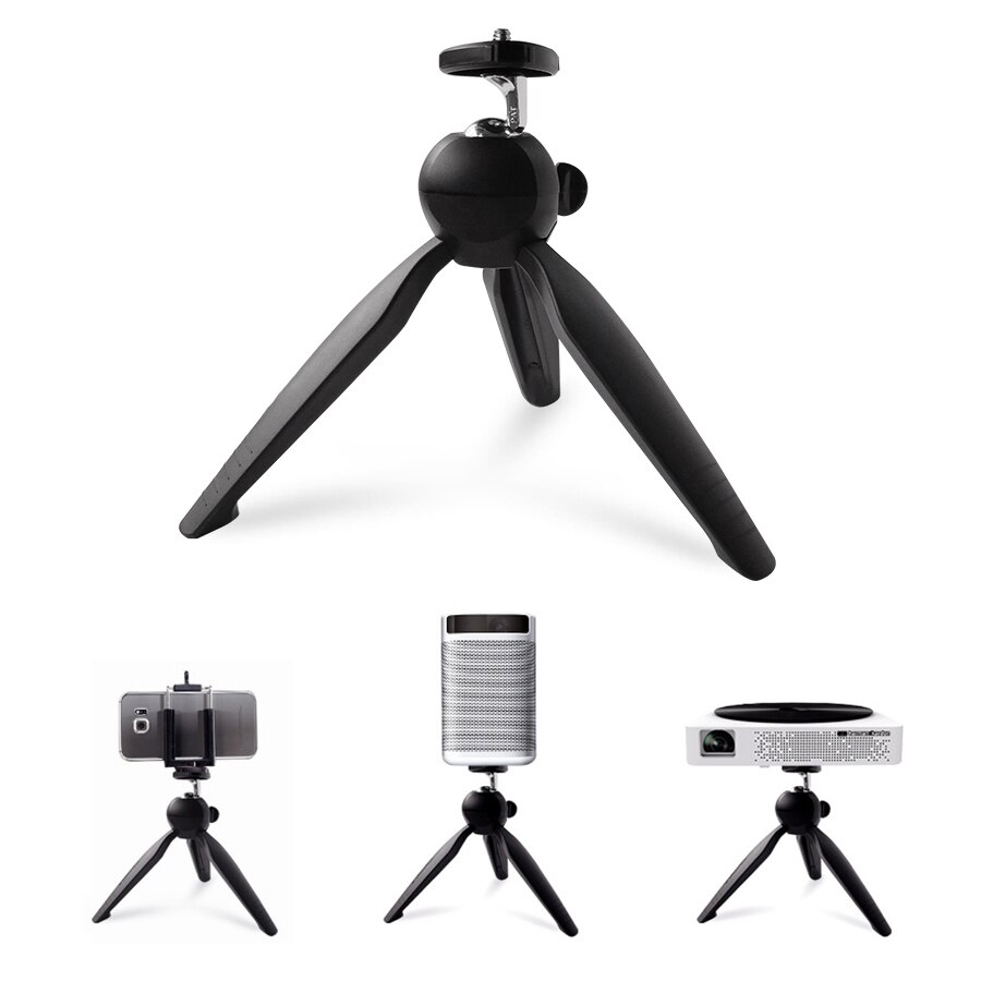 Bærbar mini bord stativ projektor holder generisk 1/4 skrue interface til xgimi cc kk  z6 halo/ mogo/ mogo pro play x  g02v g03v