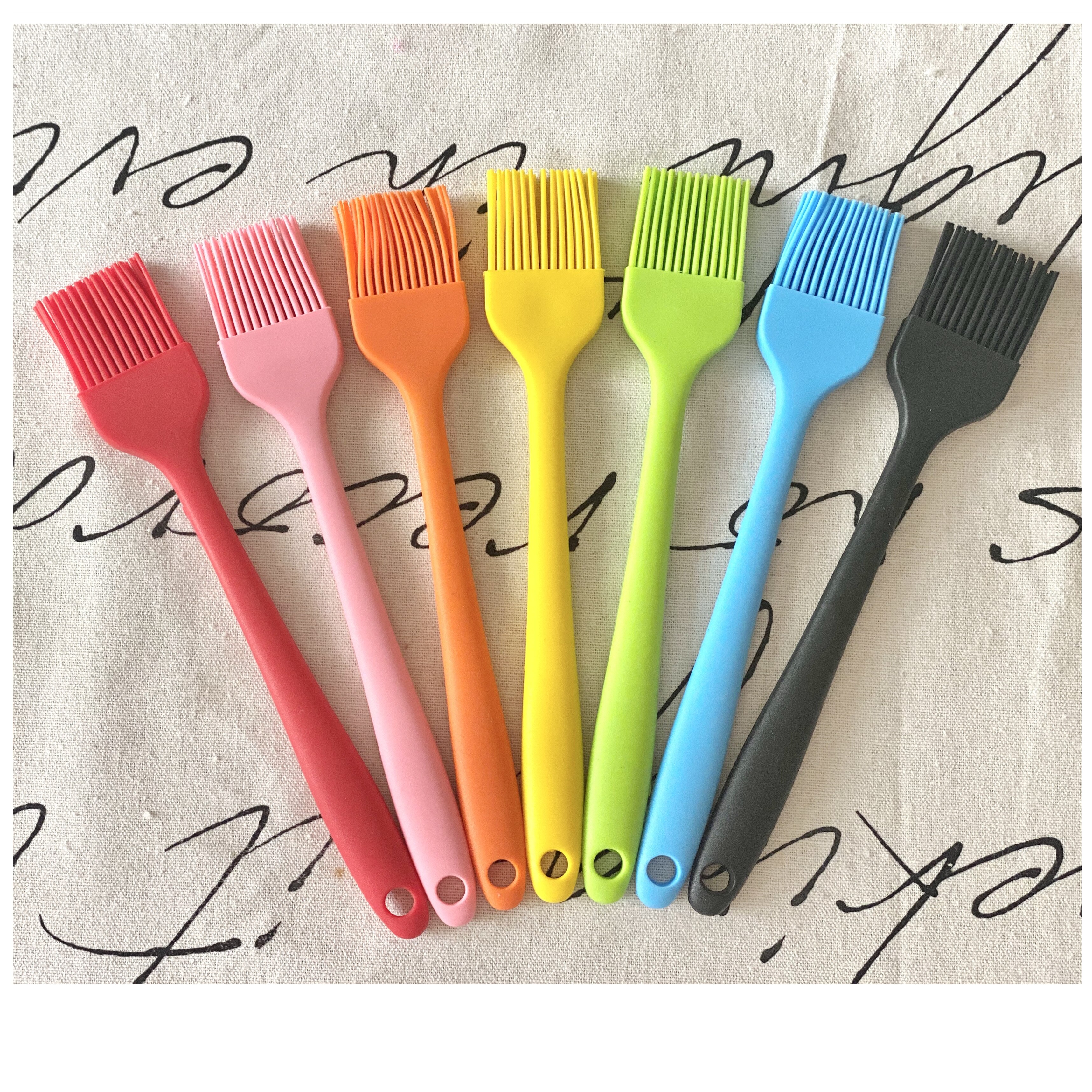 Päivitä pieni silikoninen leivinpelti leipä kokki leivonnainen öljy voi maaliharja grilliharja silikoni leivontagrilli työkalu