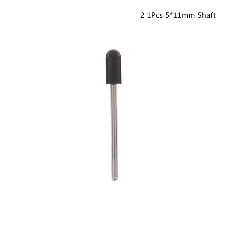 1/5pcs/set Bit Manicure Tool Nail Sanding Caps Rubber Grip Pedicure Polishing Sand Block Electric Drill Accessories: 2