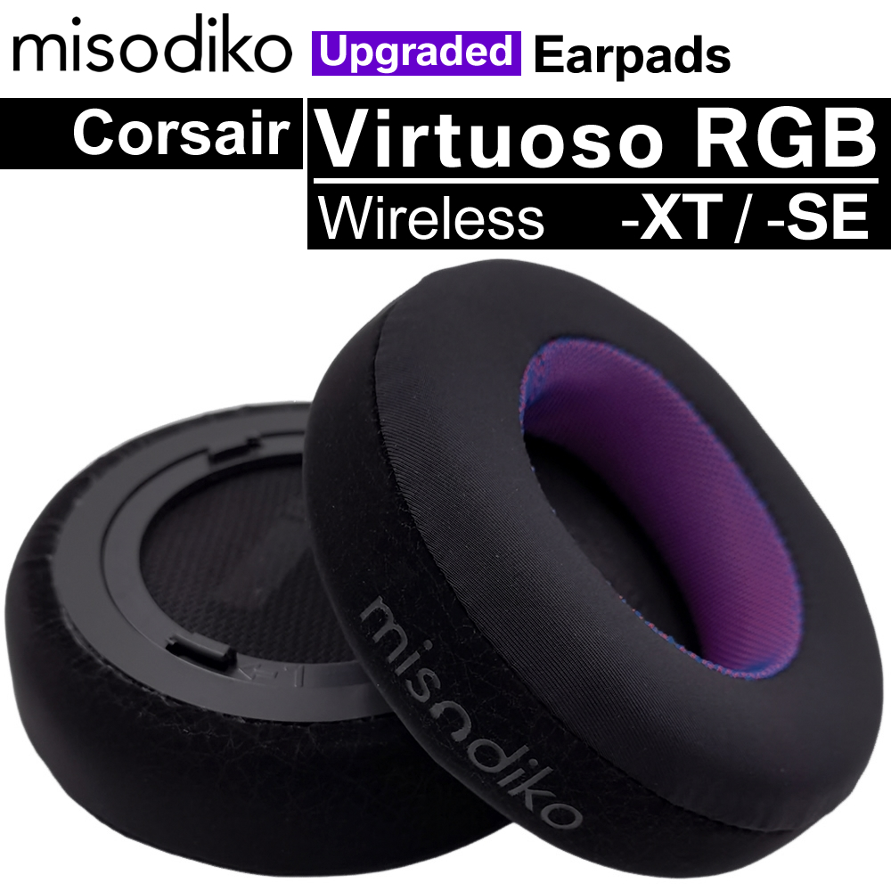 misodiko Upgraded Earpads Replacement for Corsair Virtuoso RGB Wireless SE/ XT Gaming Headset: Blue