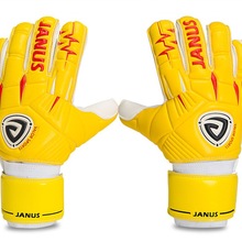 goalkeeper gloves Finger Protection Thicken Latex Soccer Football Goalie De Futebol Gloves 5 Finger Guard Removable